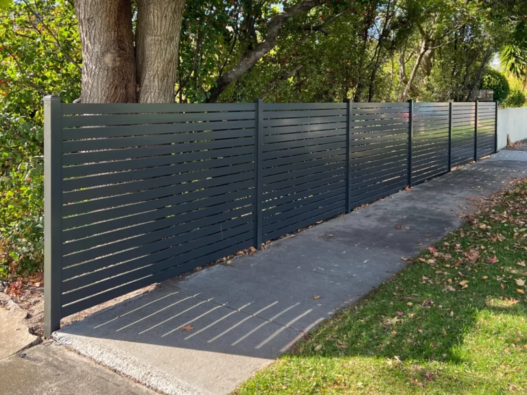 Modular fencing system by 6063-T5 profile for easy installation