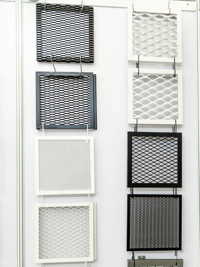 Showcase of expanded mesh in multiple specifications