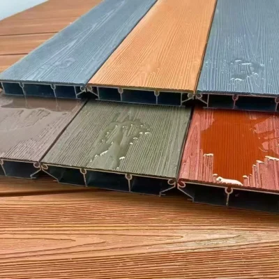 line up of aluminium compoiste floor panel suitable for outdoor floor decking