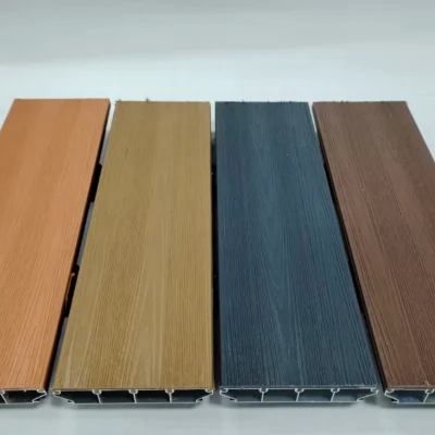 Aluminium composite floor panel available in multipal colours for outdoor floor decking