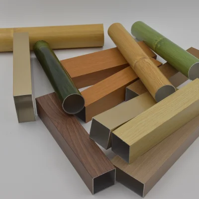 showcase of aluminium square and round tubes in different sizes and finishes