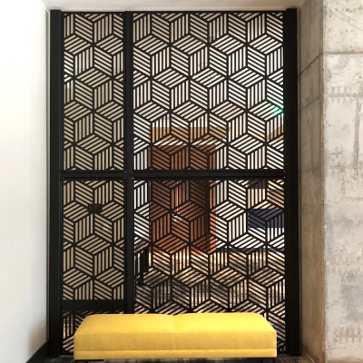 Carved Aluminium Panel 06