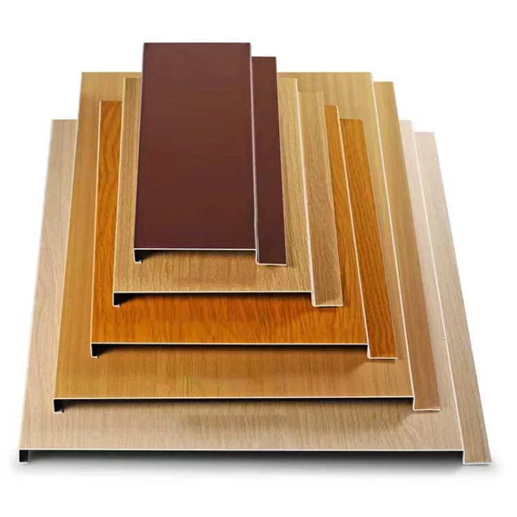 Aluminium ceiling strip panel in different sizes